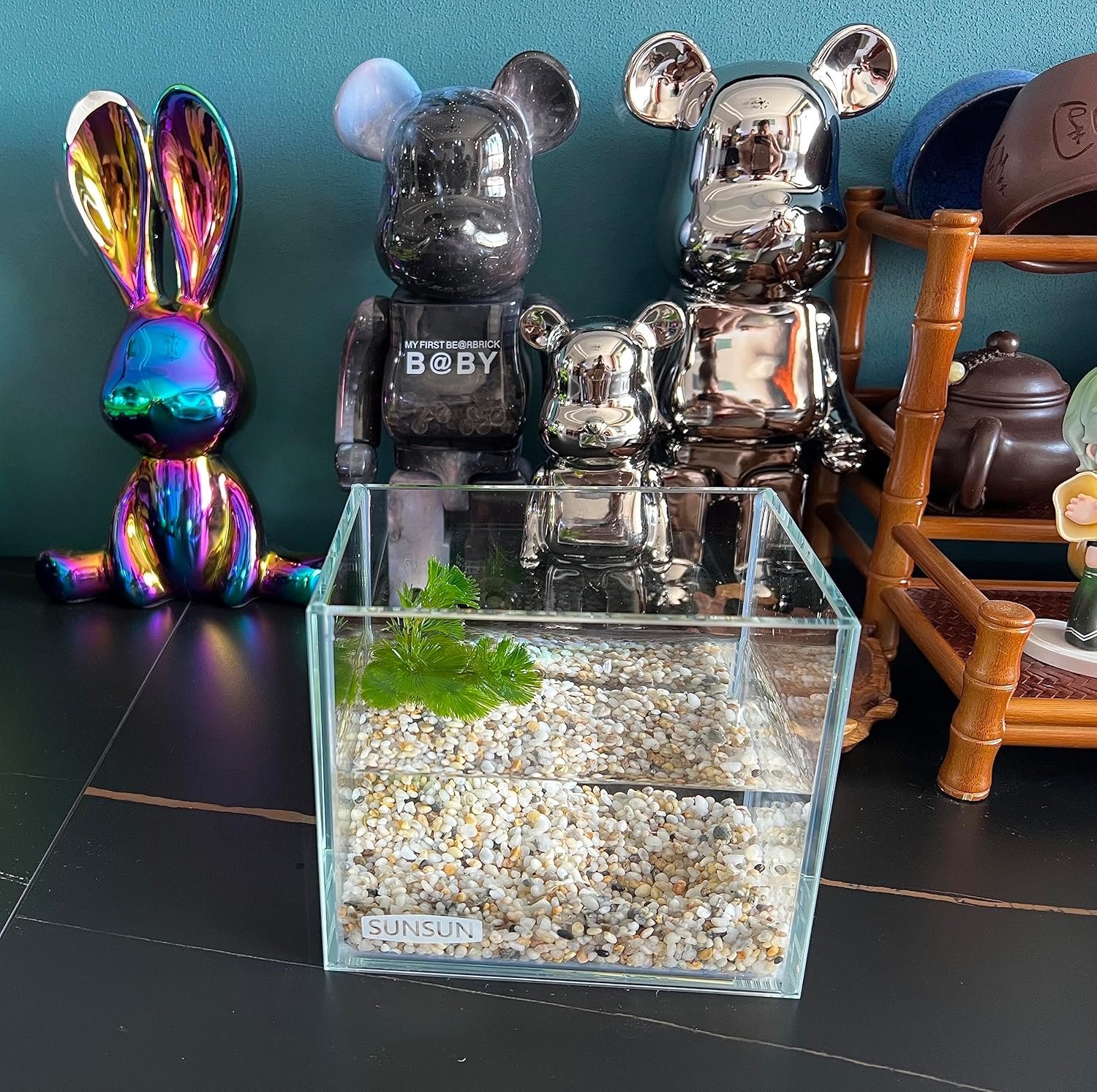 OEM 0.7 Gallon Nano Tall Rimless Glass Betta Fish Tank 5.9x4.3x5.1in Factory OEM 0.7 Gallon Nano Tall Rimless Glass Betta Fish Tank 5.9x4.3x5.1in Factory