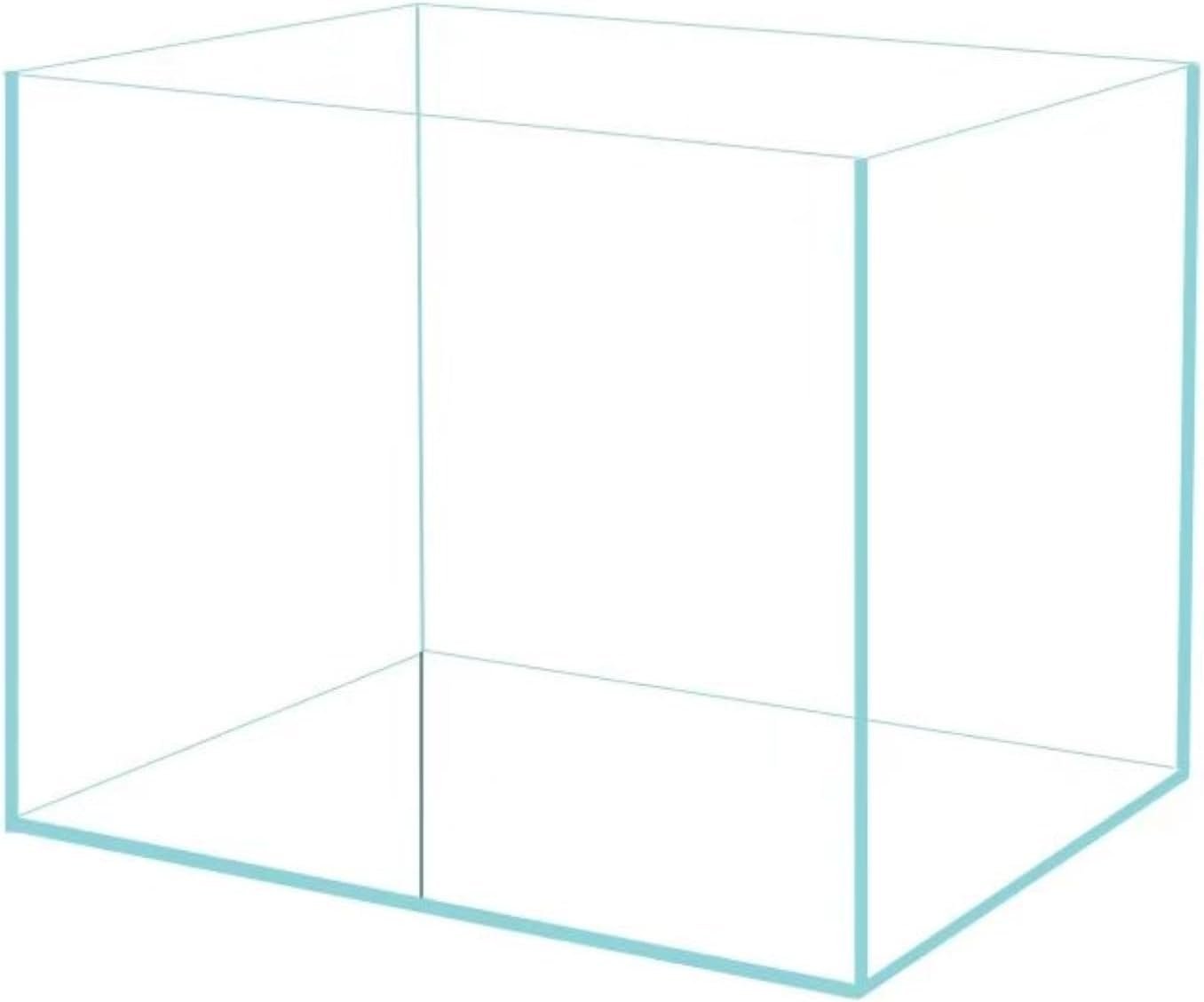 Small Nano Tall Rimless Tank, Glass Fish Tank, Betta Tank (0.7 Gallon, 5.9x4.3x5.1in/15x11x13cm)