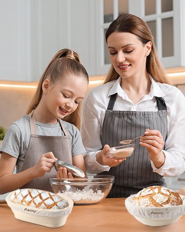 OEM Sourdough Starter Kit with Banneton Proofing Baskets 9