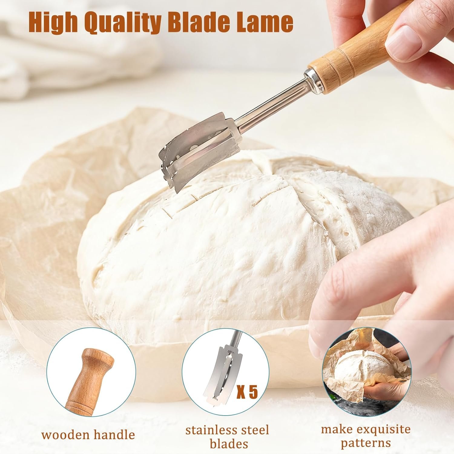 OEM Sourdough Starter Kit with Banneton Proofing Baskets 9