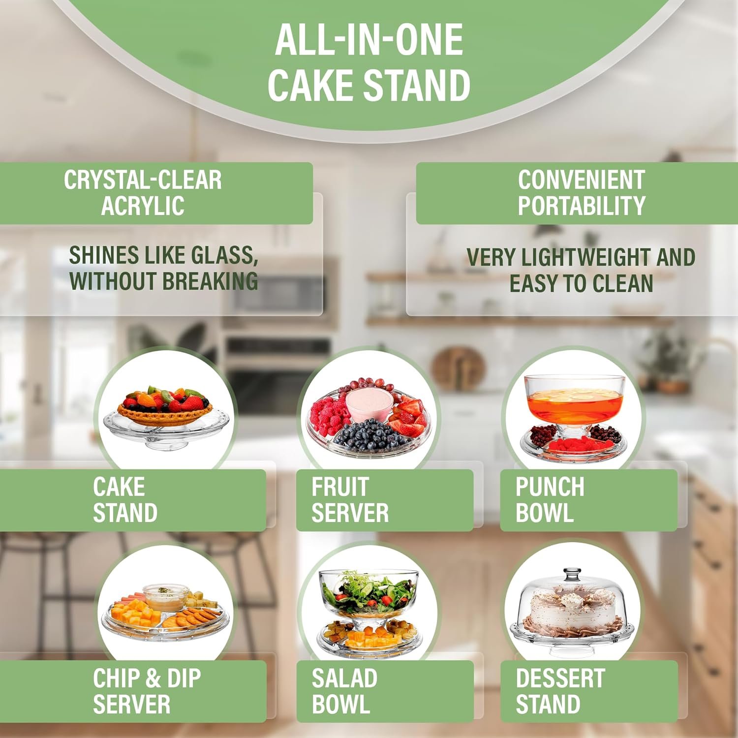 OEM Acrylic Cake Stand with Dome Lid Cover Plate Server Trifle Bowl Dessert Container Charcuterie Board Food Tray Factory OEM Acrylic Cake Stand with Dome Lid Cover Plate Server Trifle Bowl Dessert Container Charcuterie Board Food Tray Factory