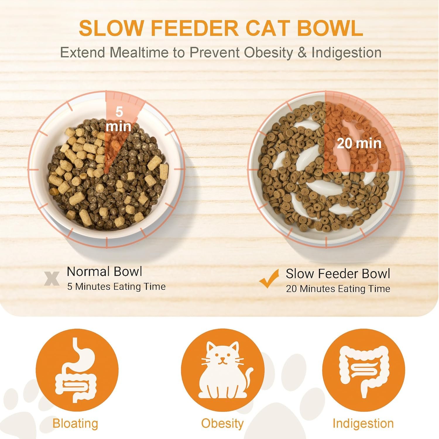 OEM Anti-Bloat Ceramic Slow Feeder Bowl Fish Pool Design Interactive Puzzle for Cats Small Dogs Food-Safe Porcelain Healthy Eating Dish Green Factory