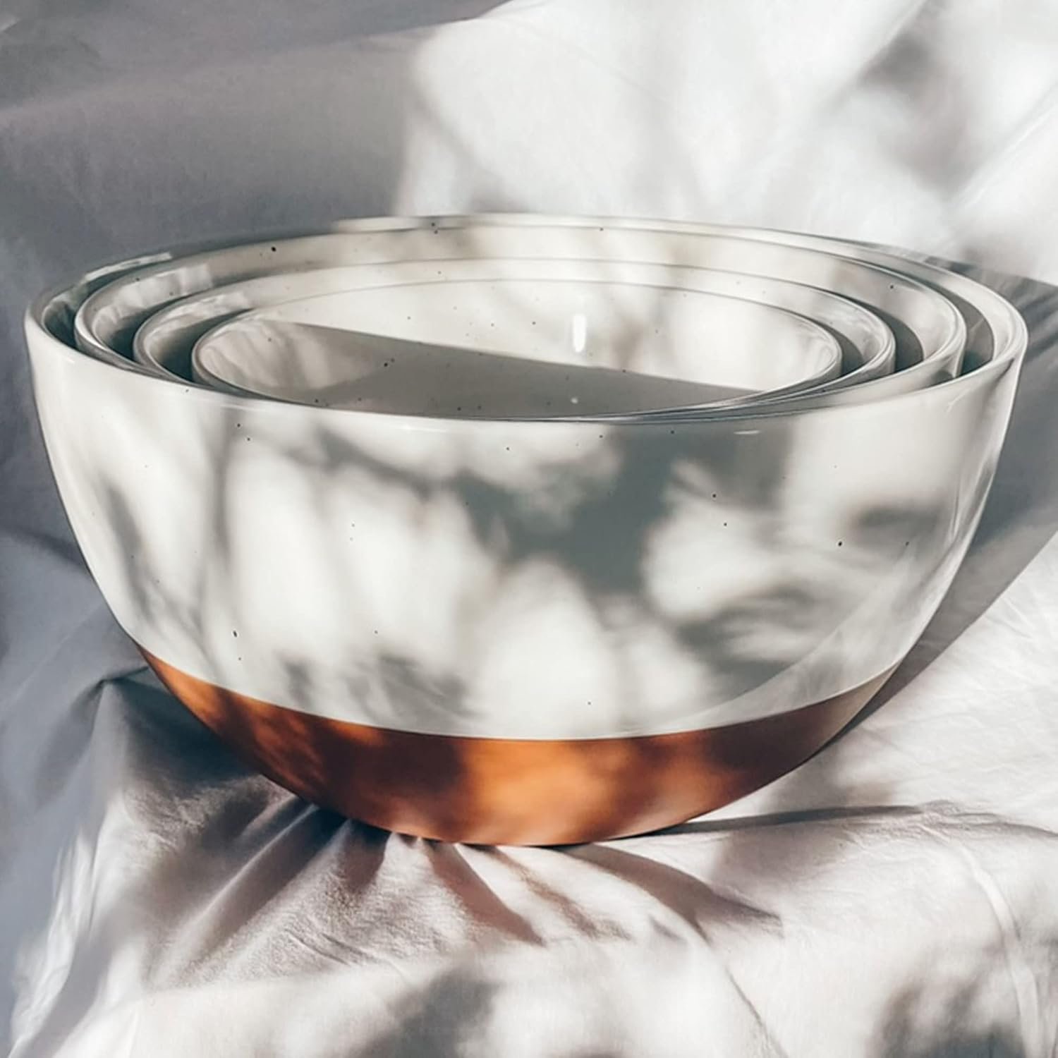 OEM Ceramic Large Nesting Mixing Bowls Set of 2 for Cooking Serving Popcorn Salad - Oven Microwave Dishwasher Safe Stoneware 2.5 Qt and 1.6 Qt Extra Big White manufacturer OEM Ceramic Large Nesting Mixing Bowls Set of 2 for Cooking Serving Popcorn Salad - Oven Microwave Dishwasher Safe Stoneware 2.5 Qt and 1.6 Qt Extra Big White manufacturer