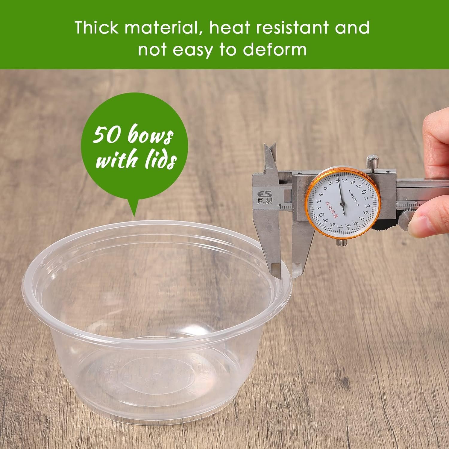 Wholesale 50 Pack 16.9oz Disposable Clear Plastic Salad Bowls with Lids Serving Containers for Soup Fruit Lunch Meals Wedding Catering Work Travel Meal Prep Factory