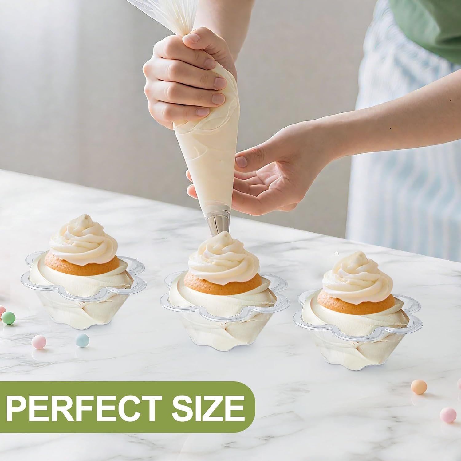 Wholesale Clear Disposable 8oz Ice Cream Cups 100 PCS Flower Shape Bowls for Dessert Cake Snacks Sundae Salad Nuts Party Wedding Christmas Candy Serving Factory Wholesale Clear Disposable 8oz Ice Cream Cups 100 PCS Flower Shape Bowls for Dessert Cake Snacks Sundae Salad Nuts Party Wedding Christmas Candy Serving Factory