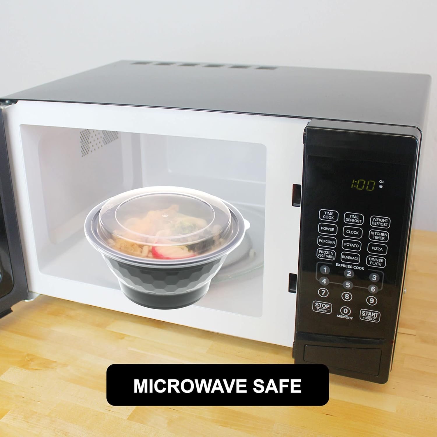 Wholesale Meal Prep Containers with Lids [30 Pack] Plastic Food Storage Bowls for Soup and Salad BPA Free Stackable Microwave Dishwasher Freezer Safe 42 oz Factory