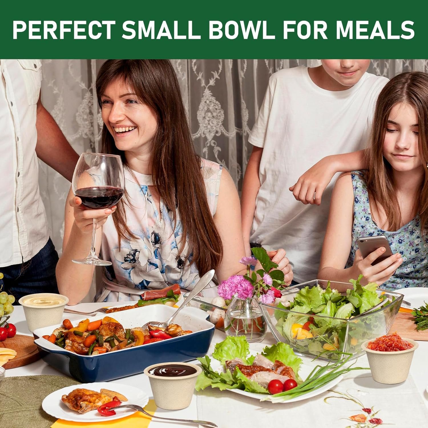 Wholesale 4 oz Small Paper Bowls 100 Pack Compostable Biodegradable Natural Fiber Bagasse Disposable for Ice Cream Sauce Factory Wholesale 4 oz Small Paper Bowls 100 Pack Compostable Biodegradable Natural Fiber Bagasse Disposable for Ice Cream Sauce Factory