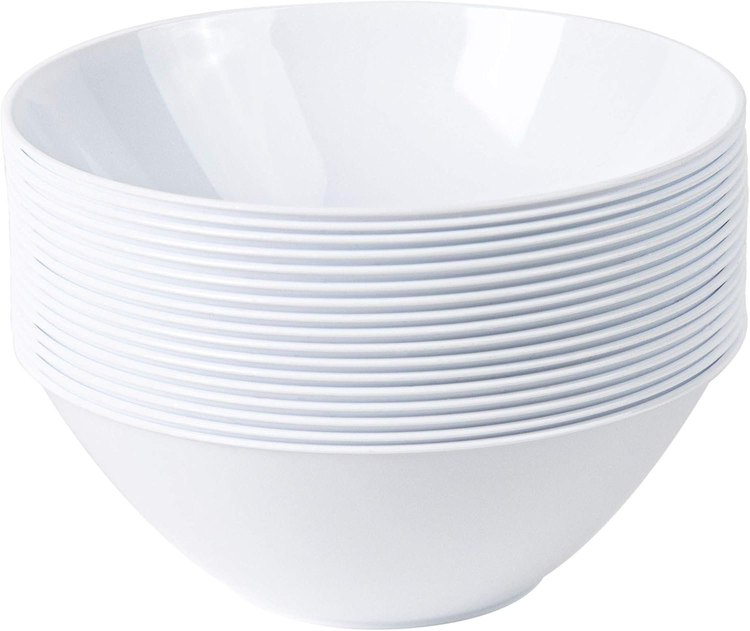 Wholesale 6 OZ 50 Count White Plastic Organic Party Dessert Bowls Premium Heavyweight Elegant Disposable Tableware Factory Wholesale 6 OZ 50 Count White Plastic Organic Party Dessert Bowls Premium Heavyweight Elegant Disposable Tableware Factory