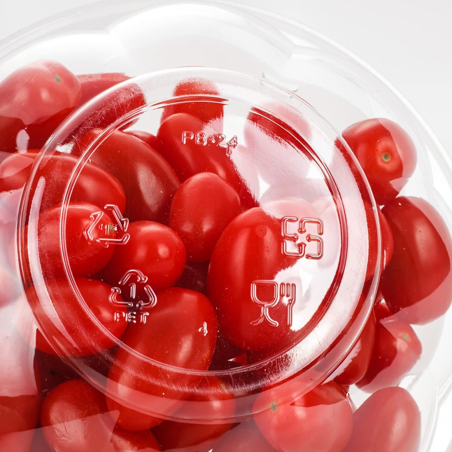 Wholesale 24oz Large Clear Disposable Plastic Rose Serving Bowls and Salad Containers with Lids, 50 Sets Factory