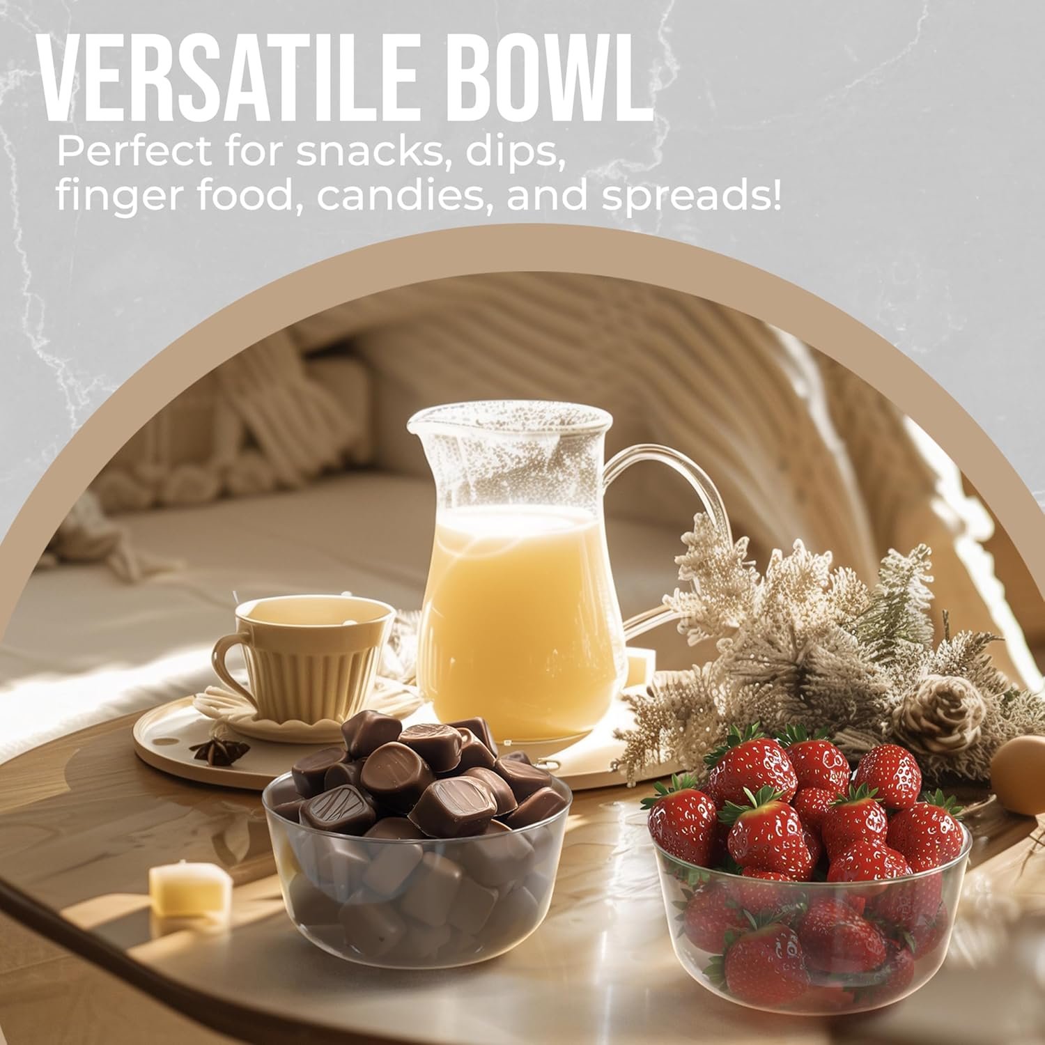 Wholesale Clear Plastic Disposable Bowls 16 Oz Each 30 Count Large Heavy Duty for Weddings and Parties Factory