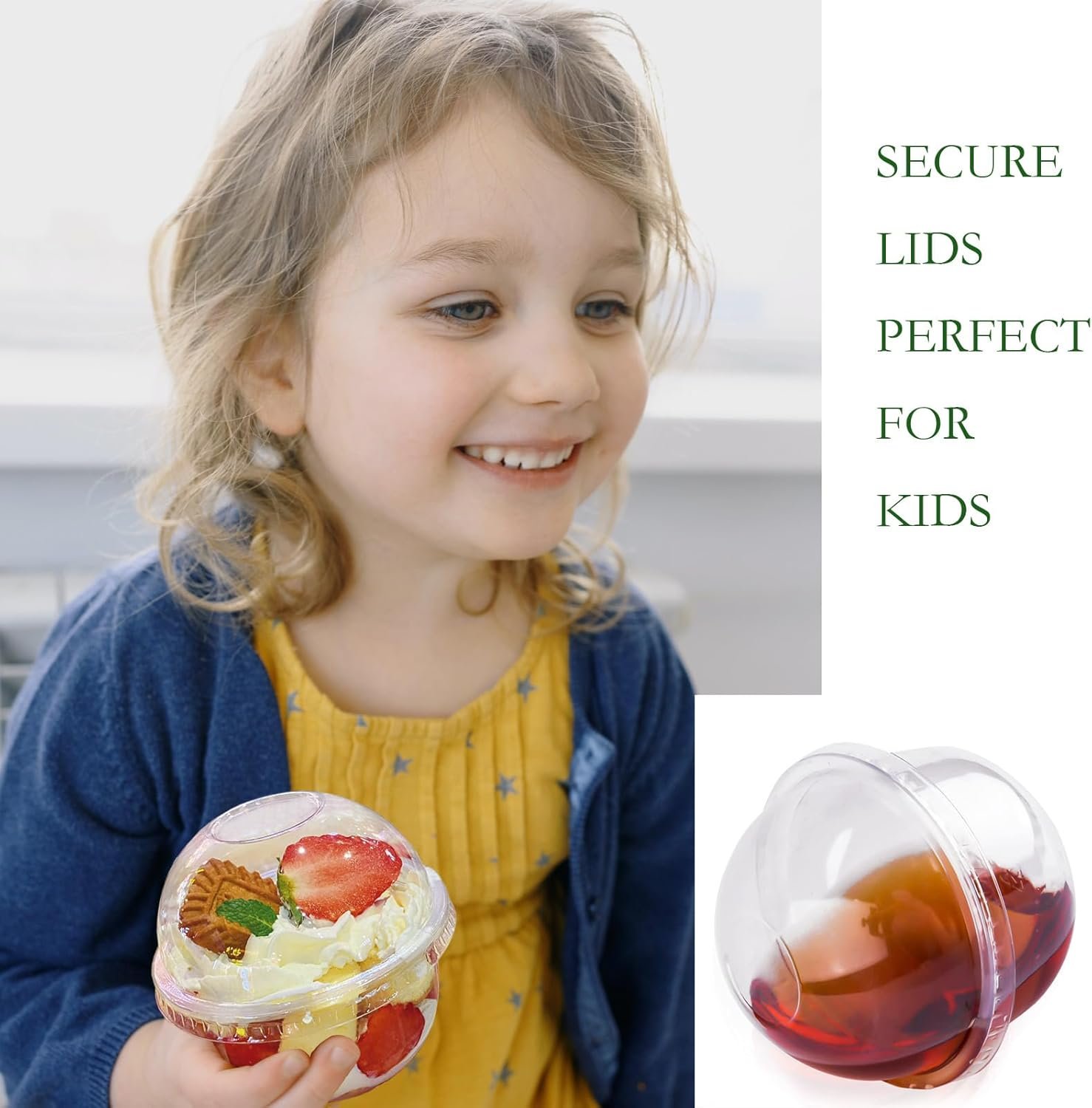 Wholesale 8 oz Clear Plastic Dessert Cups 50 Pack with Dome Lids Spoons Mini Disposable Parfait for Fruit Ice Cream Pudding Yogurt Trifle Factory Wholesale 8 oz Clear Plastic Dessert Cups 50 Pack with Dome Lids Spoons Mini Disposable Parfait for Fruit Ice Cream Pudding Yogurt Trifle Factory