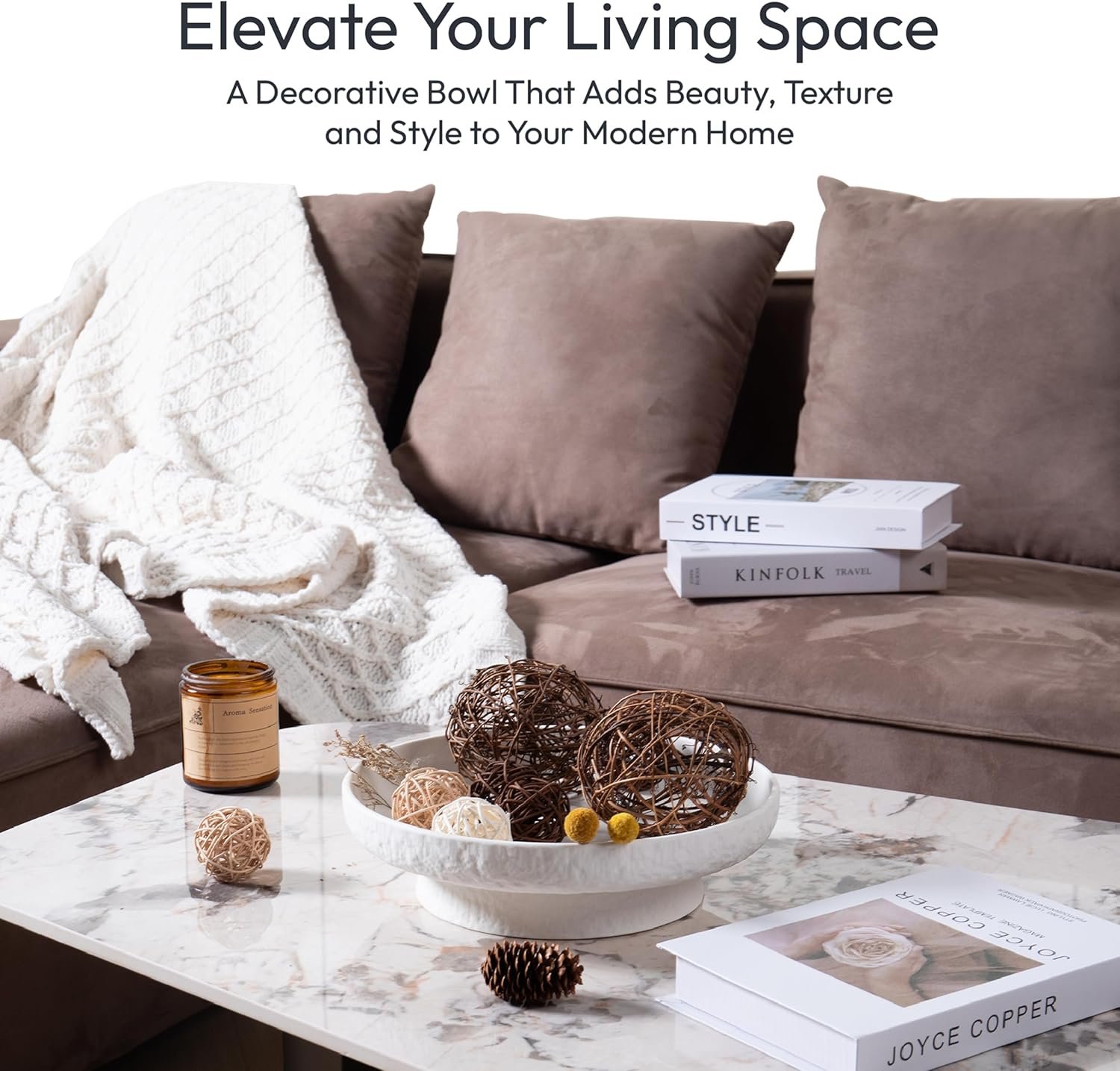 OEM Matte White Granite-Inspired Fruit Bowl 11-Inch Wide Shallow Textured Pedestal Centerpiece for Table Decor Manufacturer OEM Matte White Granite-Inspired Fruit Bowl 11-Inch Wide Shallow Textured Pedestal Centerpiece for Table Decor Manufacturer