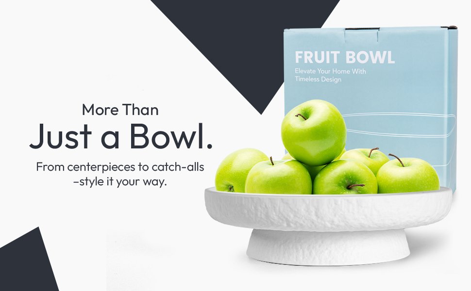 OEM Matte White Granite-Inspired Fruit Bowl 11-Inch Wide Shallow Textured Pedestal Centerpiece for Table Decor Manufacturer OEM Matte White Granite-Inspired Fruit Bowl 11-Inch Wide Shallow Textured Pedestal Centerpiece for Table Decor Manufacturer