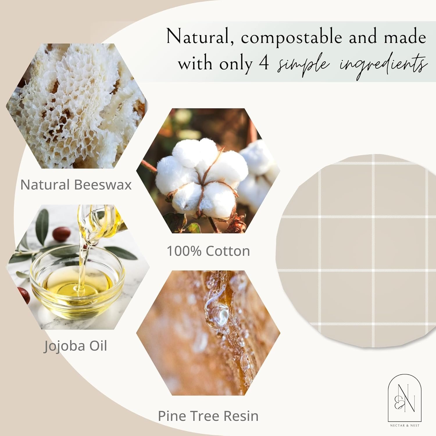 Wholesale Reusable Beeswax Bowl Covers for Bread Sourdough Proofing Food Storage 100% Organic Cotton Elastic Compostable (2 Large) Factory Wholesale Reusable Beeswax Bowl Covers for Bread Sourdough Proofing Food Storage 100% Organic Cotton Elastic Compostable (2 Large) Factory