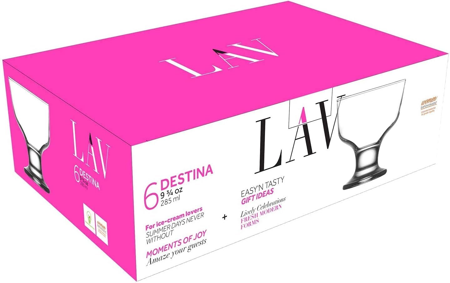 Wholesale 6-Piece 9.5 oz Clear Glass Ice Cream Bowls Dessert Cups Factory Wholesale 6-Piece 9.5 oz Clear Glass Ice Cream Bowls Dessert Cups Factory