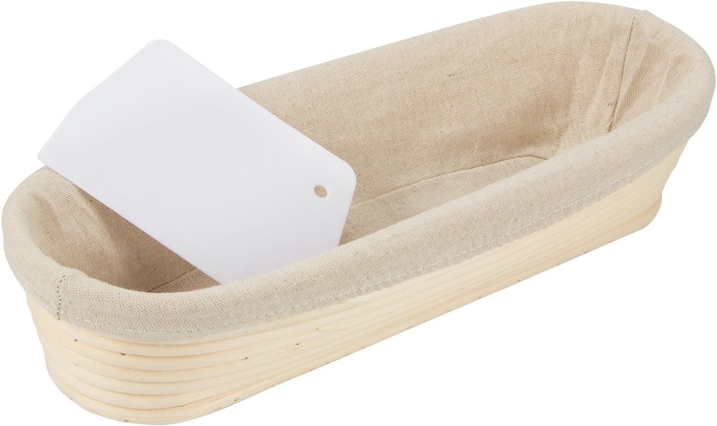 OEM 13 Inch Banneton Bread Proofing Basket Sourdough Loaf Brotform Oval Dough Rising Bowl with Liner for Homemade Baking Supplies Gifts Factory