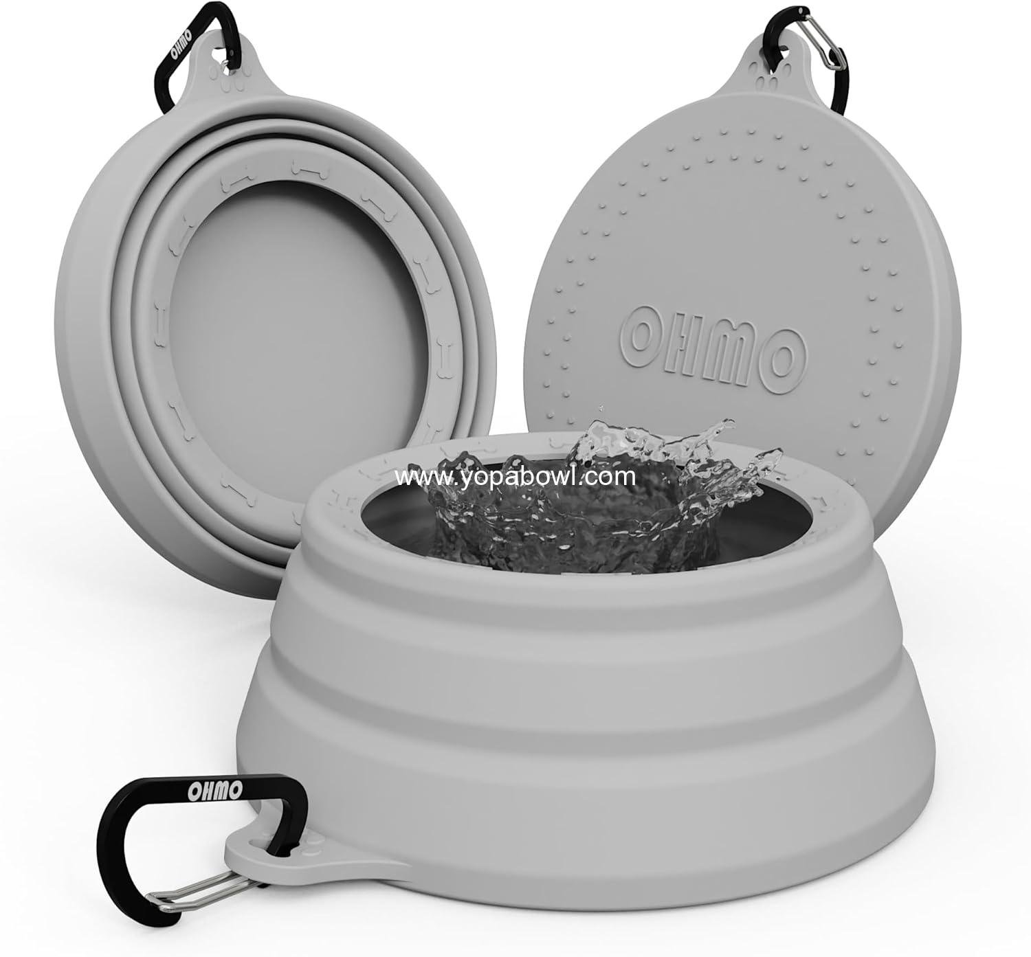 OEM 24oz Spill-Proof Collapsible Dog Water Bowl Portable No-Splash for Travel Cars Road Trips Cat Essentials Factory OEM 24oz Spill-Proof Collapsible Dog Water Bowl Portable No-Splash for Travel Cars Road Trips Cat Essentials Factory