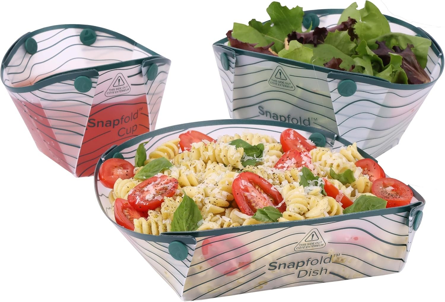 OEM 3-Piece Collapsible Tableware Set Lightweight 4 oz Leakproof Compact for Backpacking Hiking Camping Includes Foldable Cup Bowl Dish Factory