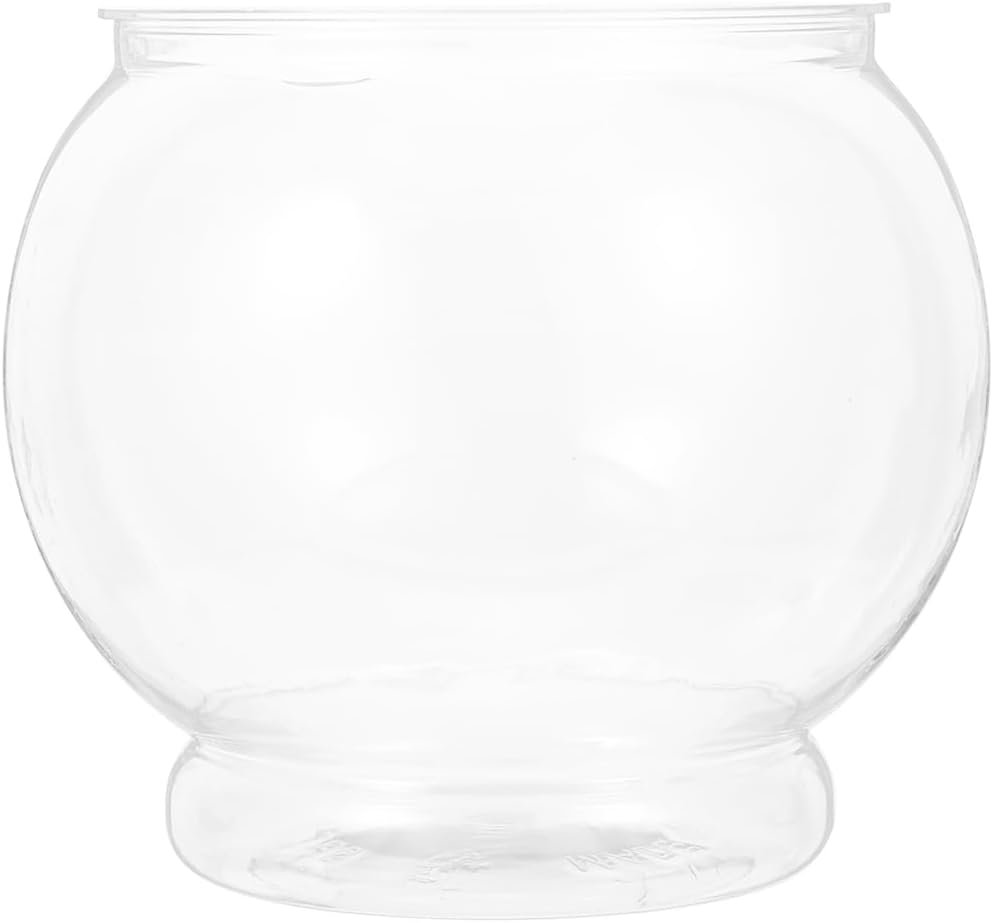 OEM 5.85 Inch Clear Plastic Globe Mini Fish Tank Unbreakable Tabletop Aquarium Bowl for Office Desk Decor Feeding Container Factory