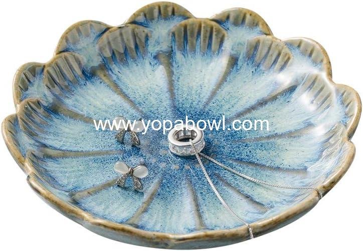OEM Flower Shape Ring Holder Decorative Earring Stand Jewelry Organizer Key Bowl Trinket Dish for Women Friends Manufacturer