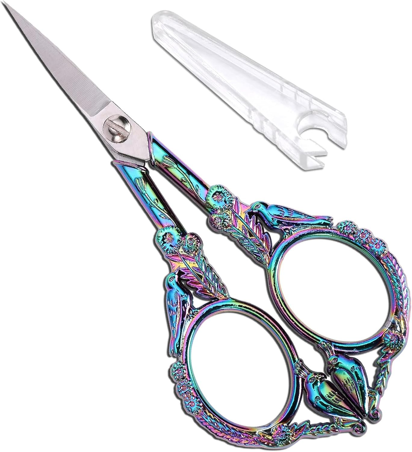 OEM Small Vintage Sharp Sewing Embroidery Scissors 4.6 Inch Detail Shears for Craft Needlework Yarn Handicraft DIY Thread Snips Rainbow Bird Style Factory OEM Small Vintage Sharp Sewing Embroidery Scissors 4.6 Inch Detail Shears for Craft Needlework Yarn Handicraft DIY Thread Snips Rainbow Bird Style Factory