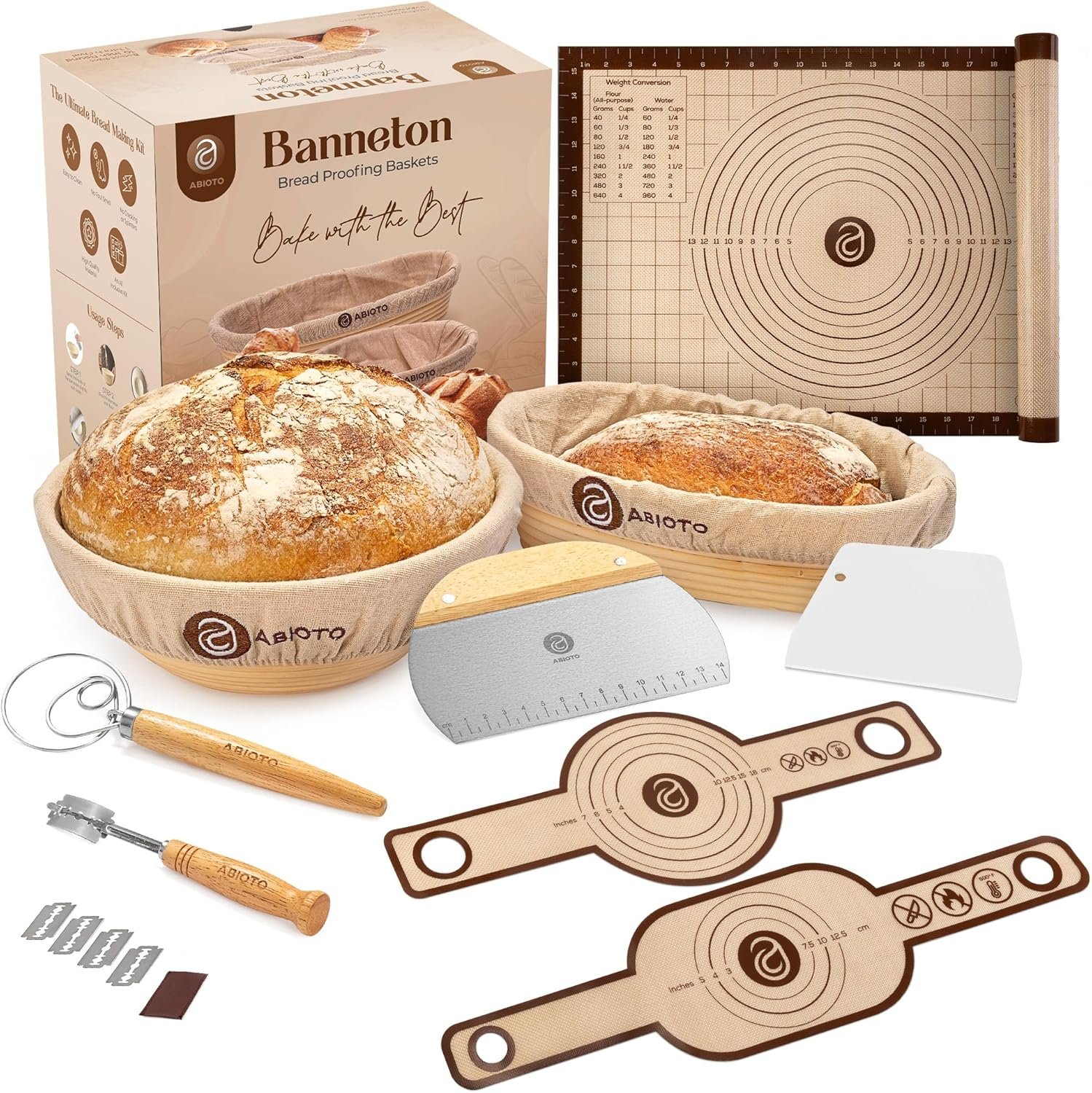 OEM Sourdough Bread Kit Professional Tools 17-Piece Set 10