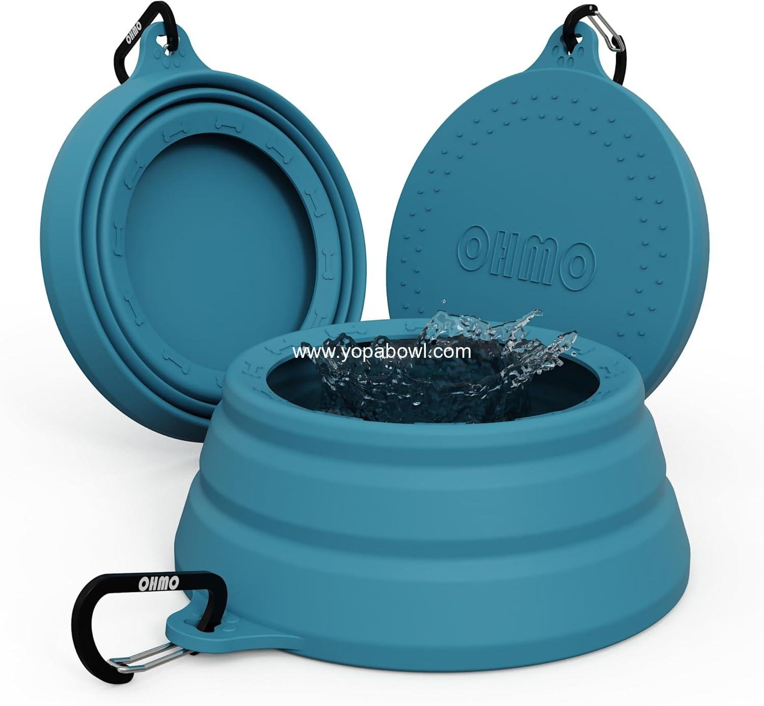 OEM Spill Proof 24oz Collapsible Dog Water Bowl Portable No Splash for Cars Road Trips Cat Travel Essentials Factory OEM Spill Proof 24oz Collapsible Dog Water Bowl Portable No Splash for Cars Road Trips Cat Travel Essentials Factory