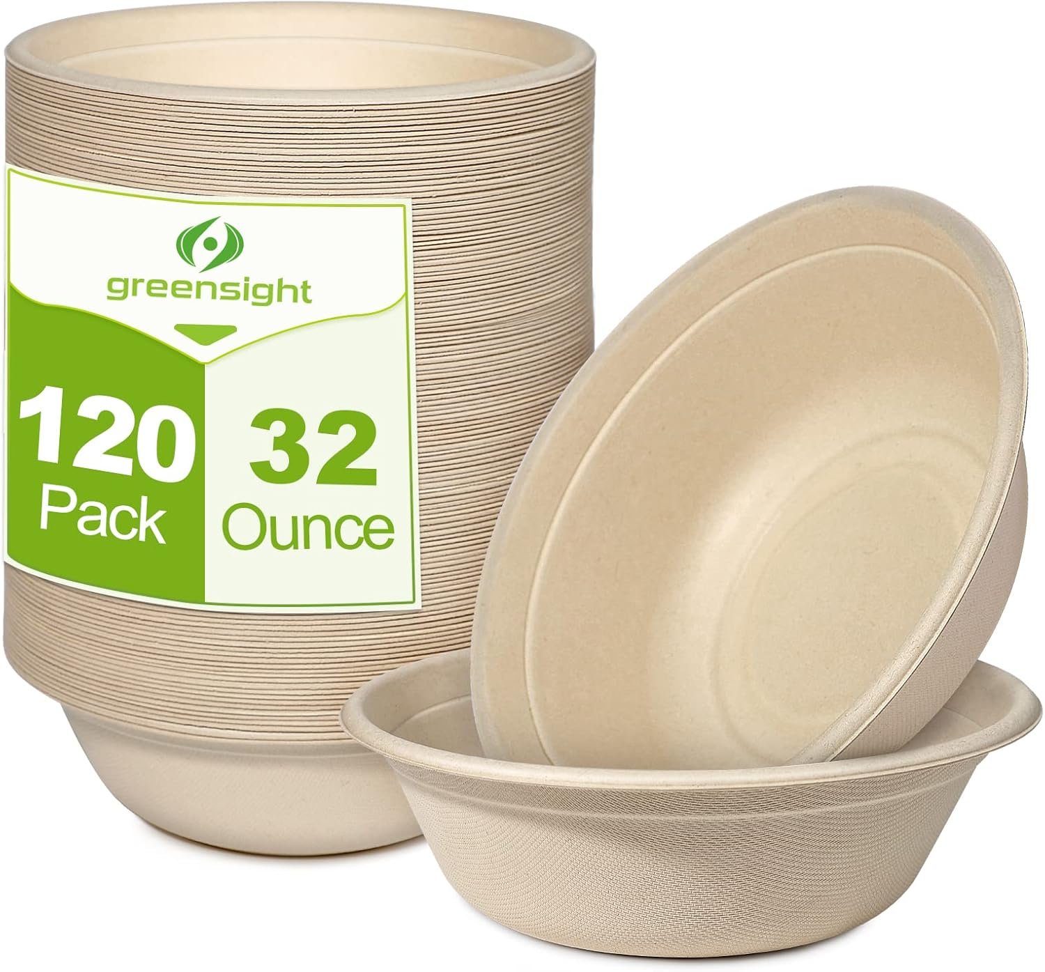 Wholesale 32oz Large Heavy Duty Biodegradable Microwavable Eco Friendly Bagasse Paper Bowls 120 Pack for Hot Soup Milk Cereals Snacks Salads Factory Wholesale 32oz Large Heavy Duty Biodegradable Microwavable Eco Friendly Bagasse Paper Bowls 120 Pack for Hot Soup Milk Cereals Snacks Salads Factory