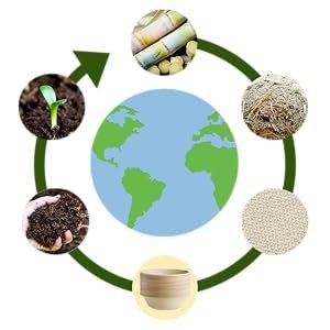 Wholesale 50 Count 12oz Compostable Floral White Paper Bowls Eco-Friendly Plastic-Free Elegant Natural Sugarcane Disposable Bagasse Bowls for Ice Cream Dessert Factory