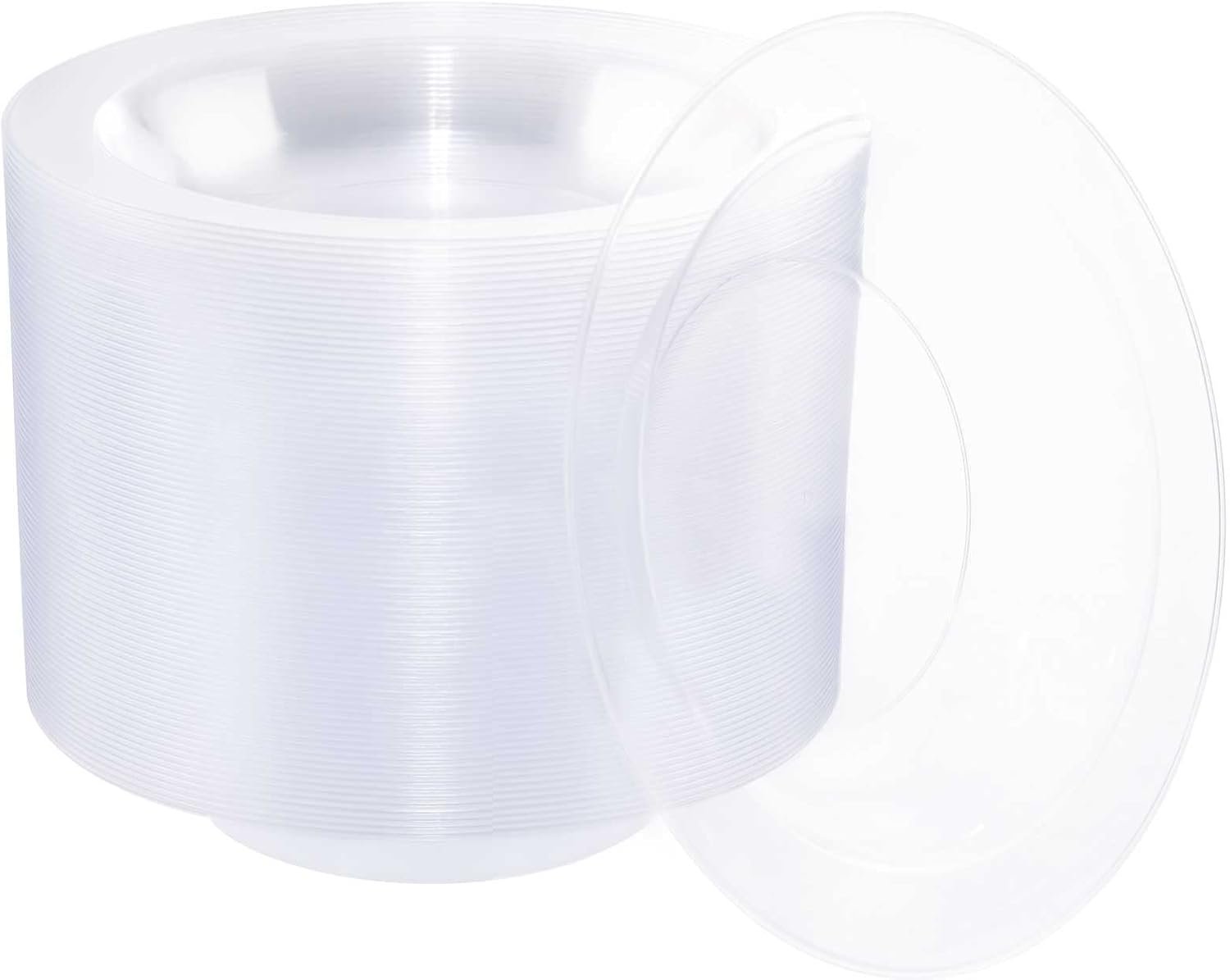 Wholesale 60 Pack 12 oz Clear Premium Heavy Duty Disposable Plastic Bowls for Soup Salads Cereal Party Wedding Christmas New Year's Factory Wholesale 60 Pack 12 oz Clear Premium Heavy Duty Disposable Plastic Bowls for Soup Salads Cereal Party Wedding Christmas New Year's Factory