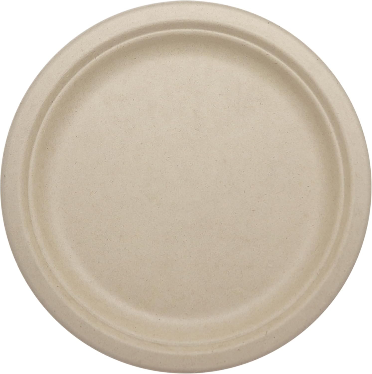 Wholesale 9 Inch Compostable Round Paper Plates Pack of 20 Made from Unbleached Plant Fiber Sustainable Heavy Duty Grease Resistant Microwave Freezer Safe PFAS Free Factory