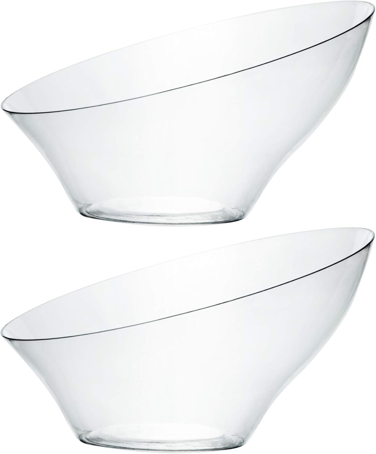 Wholesale Disposable Angled Round Medium Clear Serving Bowls Pack of 4 for Parties Snacks Salads Factory Wholesale Disposable Angled Round Medium Clear Serving Bowls Pack of 4 for Parties Snacks Salads Factory