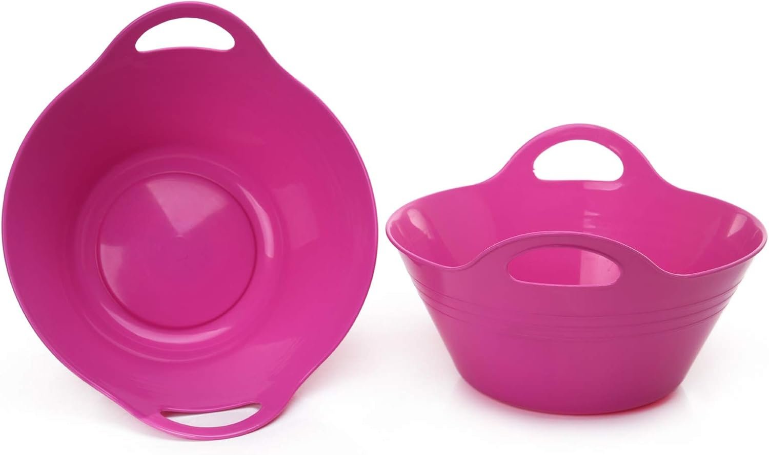 Wholesale Plastic Bowls with Handles 1.8L Medium 2 Pack Fuchsia Factory